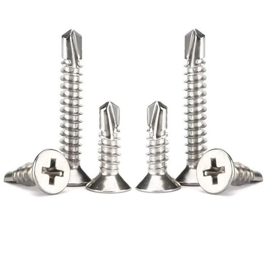 Lot De 43 Vis Tôle M5x16mm - Noires Avec Rondelles Plastique