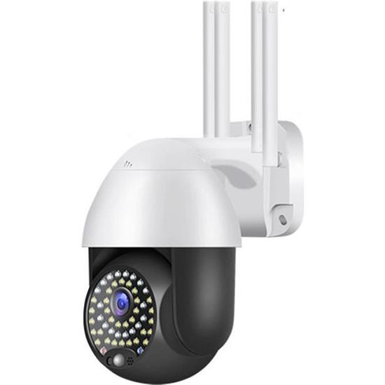1080P 2MP 50LED Caméra Surveillance Étanche Sécurité Extérieur IR Caméra Sans Fil IP CCTV Wifi Webcam Télécommande Vision Nocturne