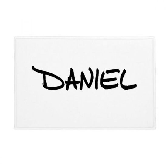 Une Ecriture Nom Anglais Daniel Tapis Tapis Antiderapant Toilettes Salon Cuisine 16 X30 Cdiscount Maison Une Ecriture Nom Anglais Daniel Tapis Tapis Antiderapant Toilettes Salon Cuisine 16 X30 Cdiscount Maison