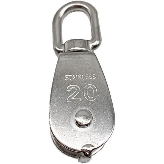 Kit De Poulies En Acier Inoxydable 316 - Pour Câbles De 2 à 8 Mm - Avec Système Pivotant