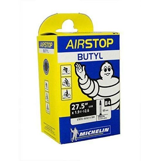 Chambre à air Michelin Airstop Butyl (B4) - 27,5" 48/62-584 Presta 60 mm