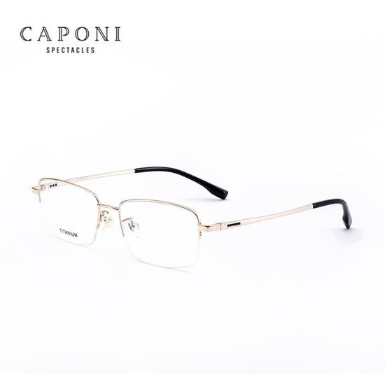 Lunettes Vintage EBM 3343 Titane Or Marron - Demi-monture, Allemagne, Neuf Sans étiquette