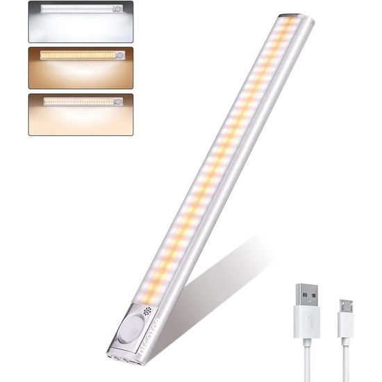 Srna 120LED Réglette LED Sans Fil, 40cm 6500K Lumiere Lampe