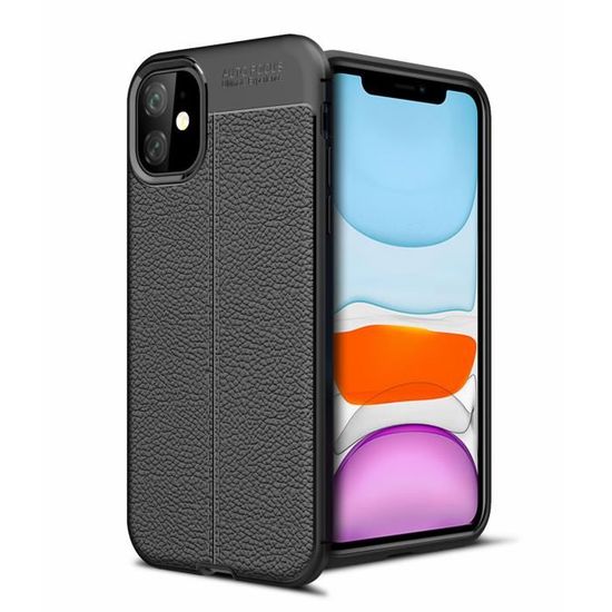 COPHONE® Coque Noir Compatible Avec IPhone XR, Housse Etui Noir En Gel TPU Silicone Souple Ultra Mince Avec Anti Choc Pour IPhone XR (6,1 Pouces