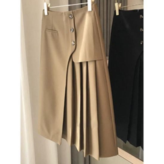 Jupe simple de couleur unie