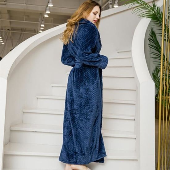 Peignoir Polaire Zippé Femme | La Maison du Peignoir