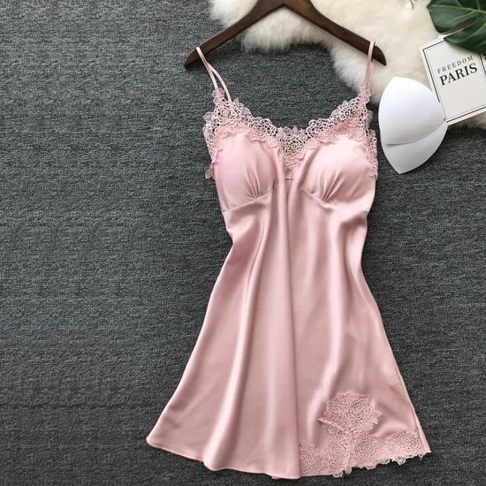 Nuisette Femme y Dentelle Lingerie Chemise De Nuit Sous V tements nuisette-femme-y-dentelle-lingerie-chemise-de-nuit-sous-v-tements