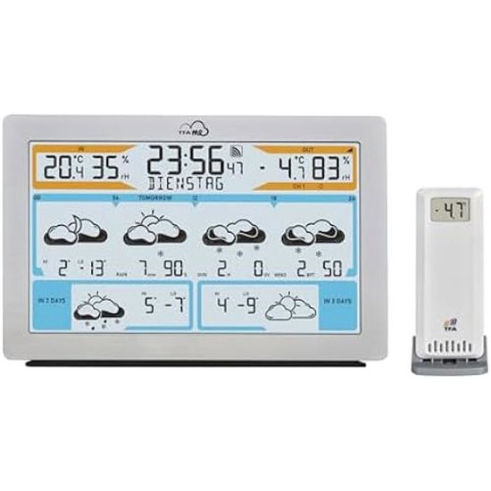 TFA Dostmann Spring 35.1129.01 Stazione Meteo Wireless con Sensore Esterno