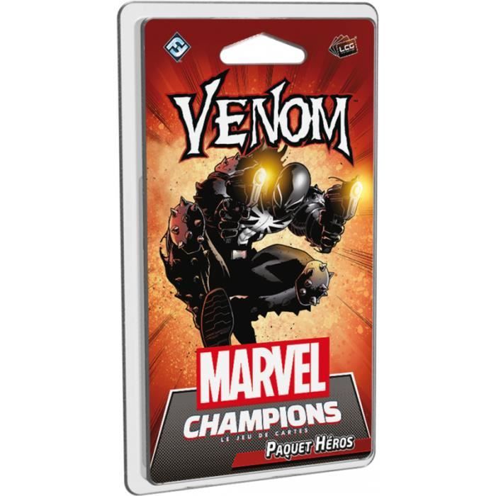 Jeux de société - Marvel champions - Venom - Héros - Jeu de cartes Multicolore