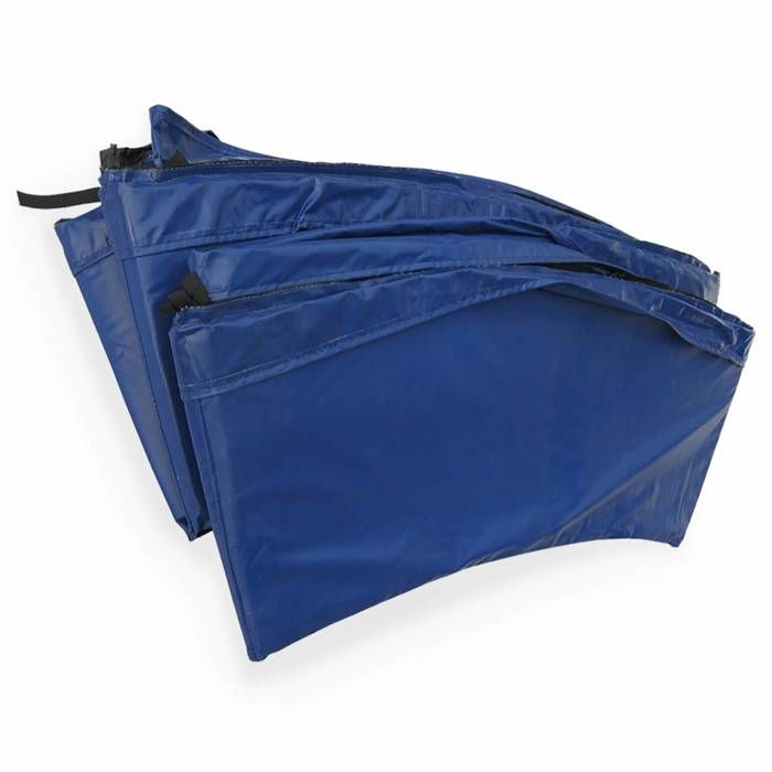 Coussin de protection bleu pour trampoline 370cm de diamètre, épaisseur 22mm