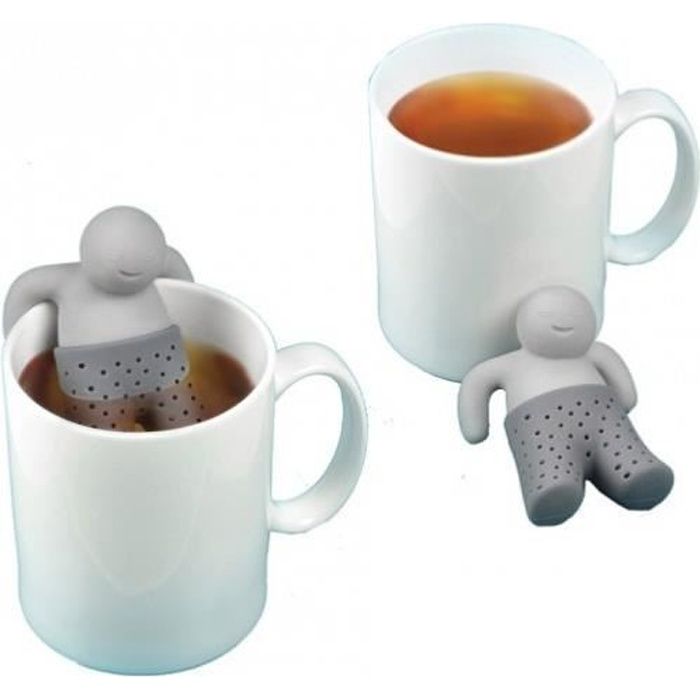Infuseur à Thé Infusion Filtre Passoire à Thé en forme de Mr. Tea