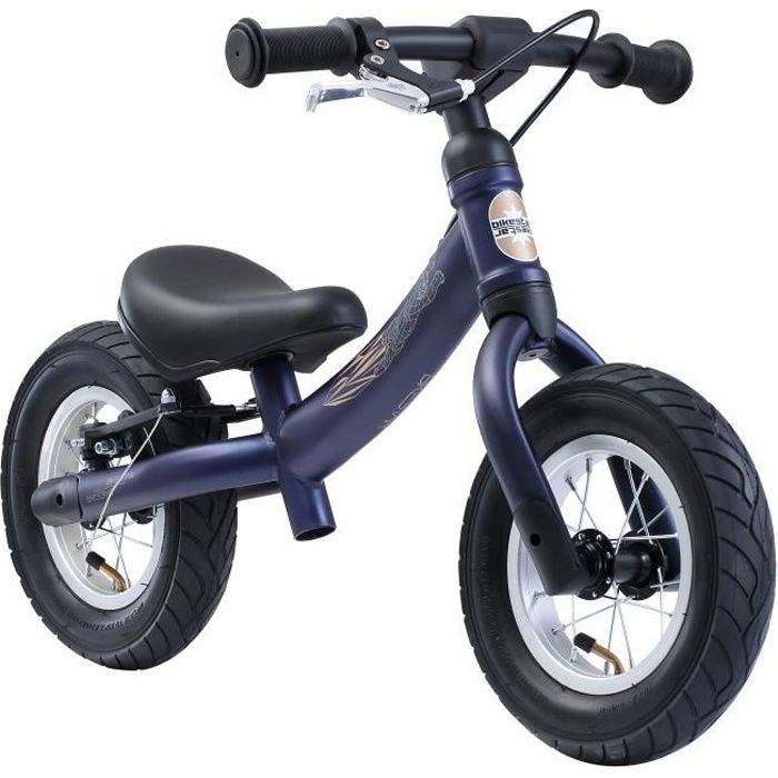BIKESTAR - Draisienne - 10 pouces - pour enfants de 2-3 ans - Edition Sport 2-en-1 - garçons et filles - Bleu foncé