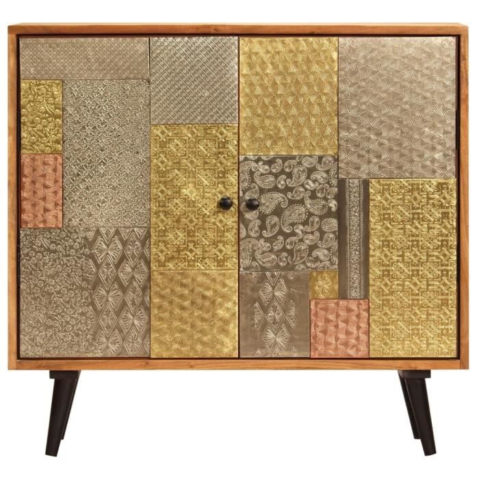 Haute qualité Buffet De Cuisine Contemporain - Buffet Bahut 80 x 30 x 75 cm Bois d'acacia massif *950033
