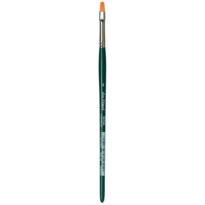 Pinceaux da Vinci Nova - Serie 122 - Brosse en Fibres synthétiques, Ligne School et Hobby - Taille 4 121517