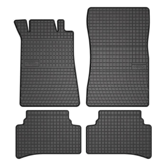 Tapis de Sol FROGUM pour MERCEDES Classe C W202 1993-2001 sur mesure en Caoutchouc Noir