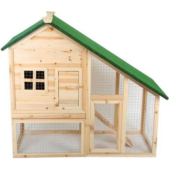 Cage à lapin clapier pour lapins rongeurs 2 etages