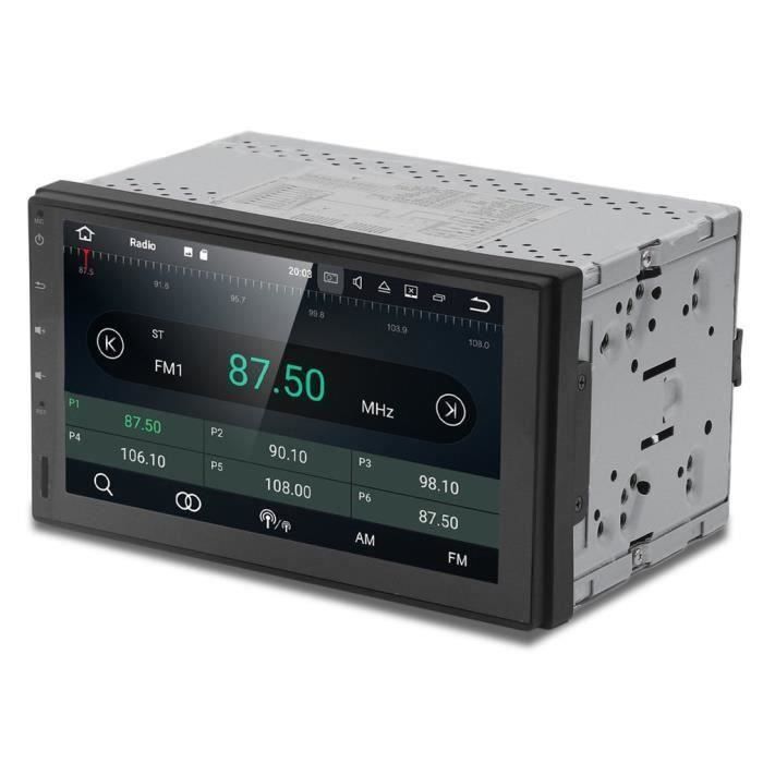 Autoradio 2 Din Bluetooth GPS RDS Radio DAB+ OBD2 WiFi 3G Écran Tactile Capacitif 7 Pouces USB SD