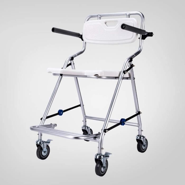 Tabourets de douche et de bain WJSXJJ Pliage de Douche Chaise Salle de Bain Baignoire Tabouret avec Roues arrière accoud 698832