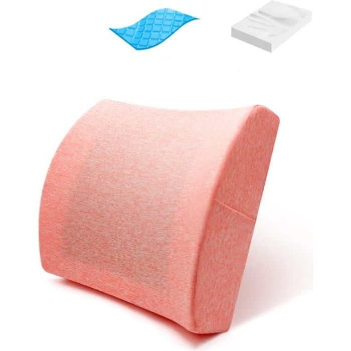 Coussin Lombaire MRCOCO® Coussin De Soutien Lombaire, Support Ergonomique Maintien du Dos en Mousse À Mémoire 488
