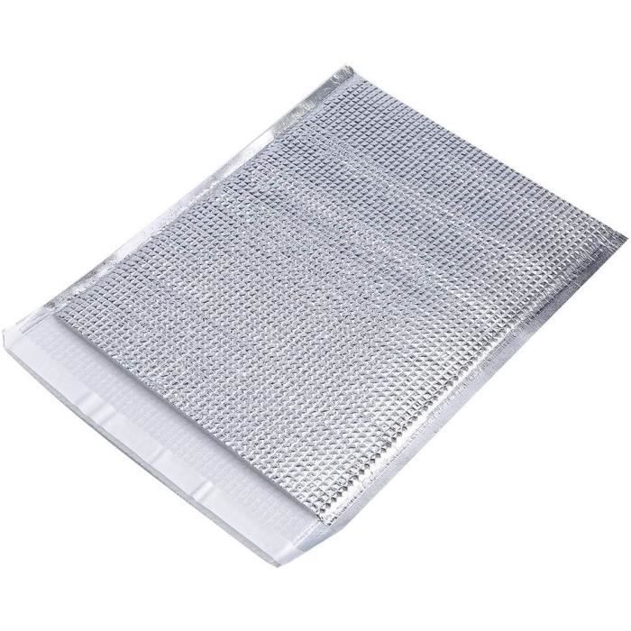 SAC DE CONSERVATION SAC A LEGUMES HelloCreate Lot de 10 sacs de rangement isothermes en aluminium argenté (25 x 30 cm)883