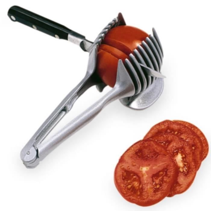 COUPE TOMATE MANUEL MOZARELLA OEUF DECOUPE FACILE USTENSILE CUISINE