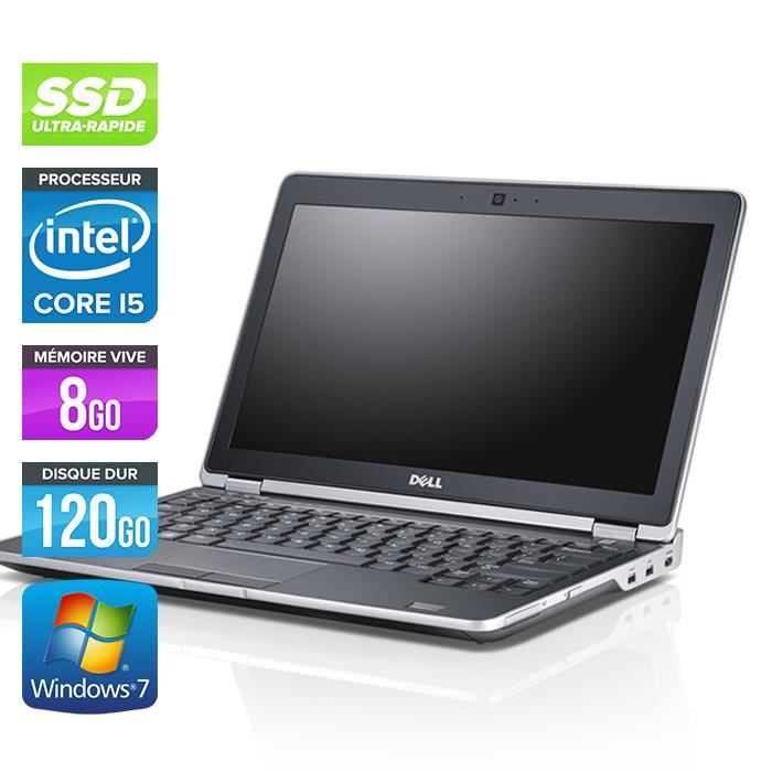 Pc portable Dell Latitude E6230 -Core i5-3320M -8Go-120Go SSD