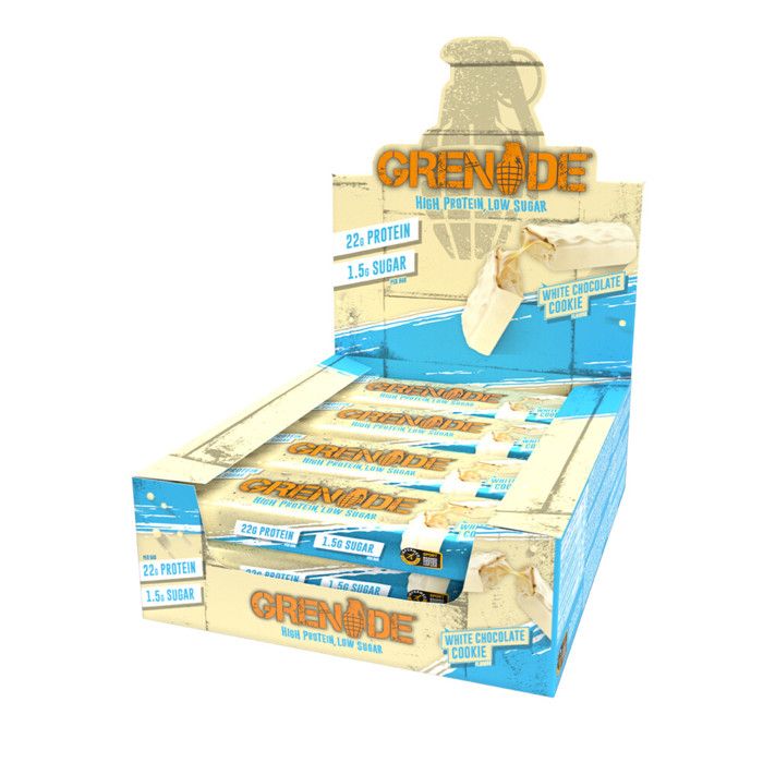 12 x Carb Killa Bar 60 g (White Chocolate Cookie)