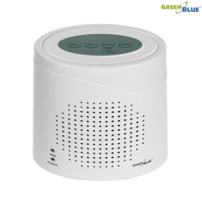 Alarme sans fil GreenBlue GB115 avec balise d'aboiement