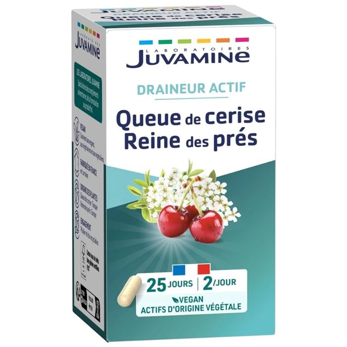 Juvamine Draineur Queue de Cerise Reine des Près 50 gélules