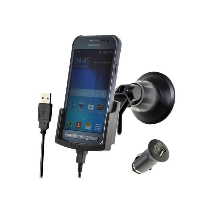 KRAM Fix2Car Active Holder Support-chargeur pour voiture pour Samsung Galaxy Xcover 3