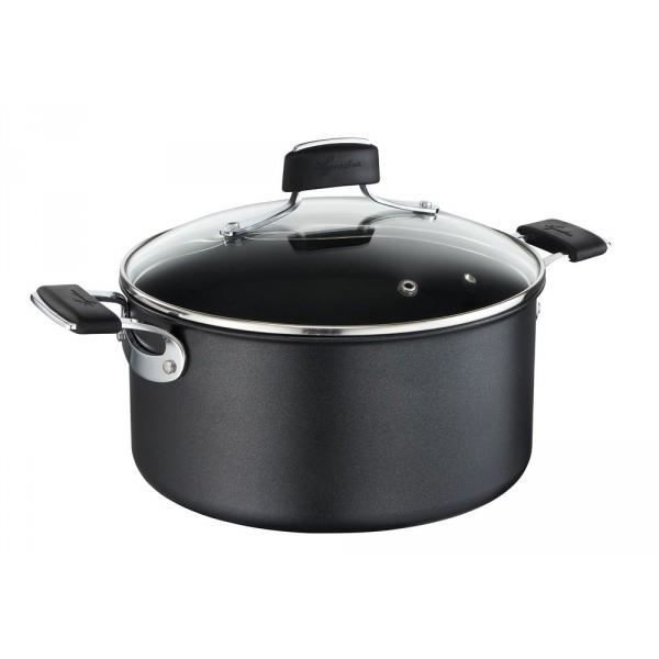 Lagostina - Faitout anti-adhérente 24cm avec couvercle - 12079031224