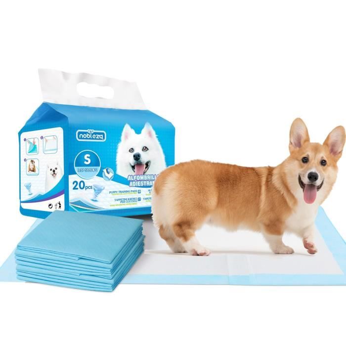 Nobleza - Lot de 20 tapis d’hygiène pour chiens. Ultra-absorbants.