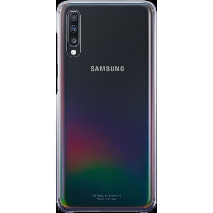 Coque arriere Evolution Galaxy A70 Noir