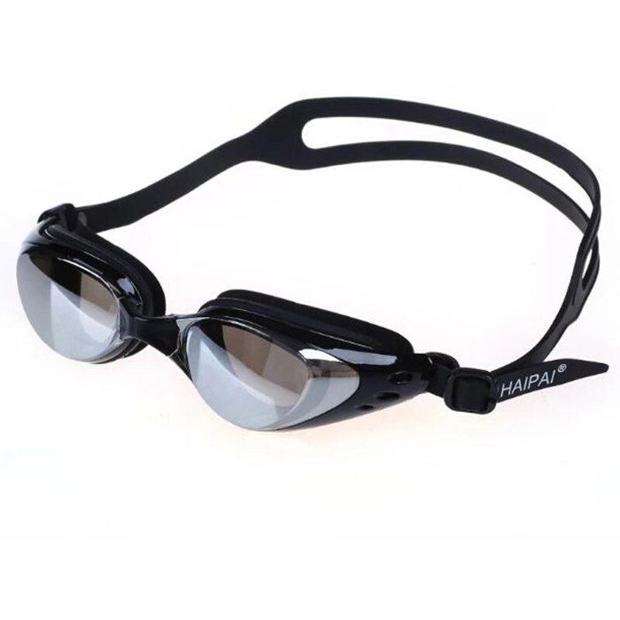 Lunettes De Natation Anti-Buée Professionnelles - Verre Trempé, Joint Silicone - Pour Entraînement, Plongée