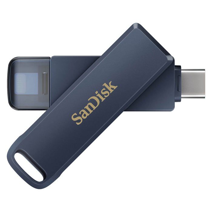 Lecteur USB - SANDISK - iXpand - 128 Go - Couleur Bleu - Type Connecteur USB