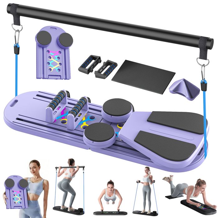 Planche de Pilates Reformer 5 en 1 Rose