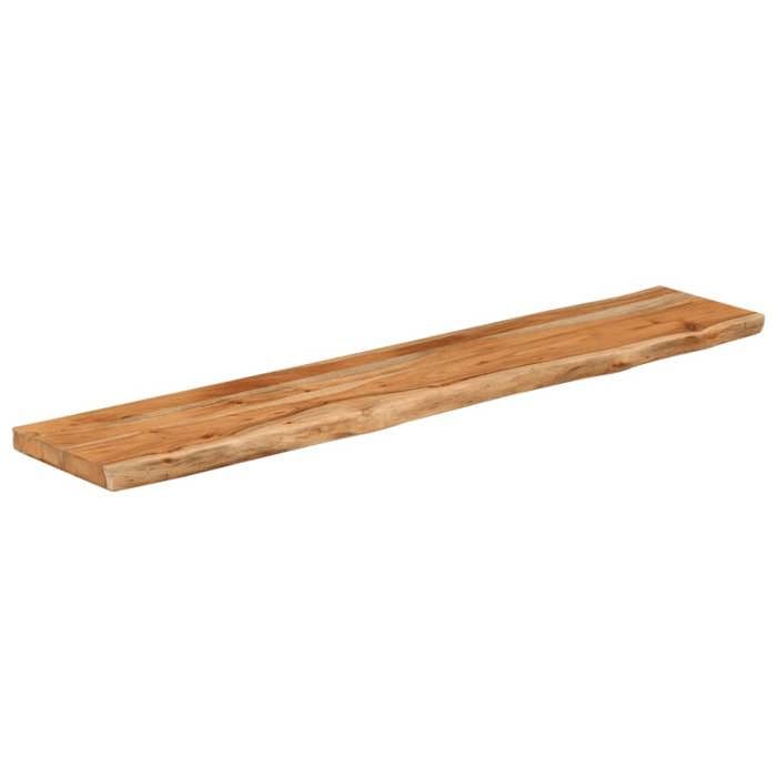Accessoire de meuble - BURKE - Dessus de table - 140x30x3 8 cm - rectangulaire - bois massif acacia AA1384