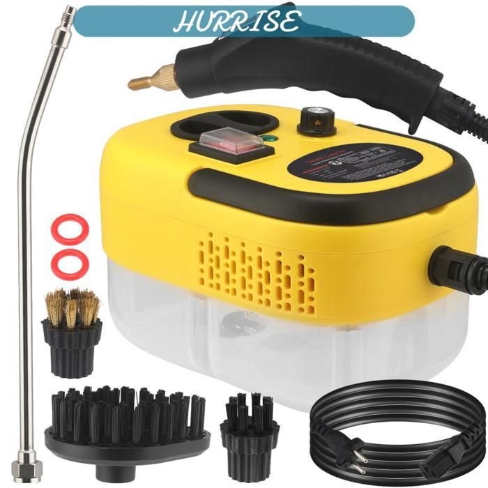 Sonew nettoyeur à vapeur (Jaune) TC SC 002 Nettoyeur Vapeur Haute Température Pressurisé electromenager appareil Prise UE jaune - Sonew