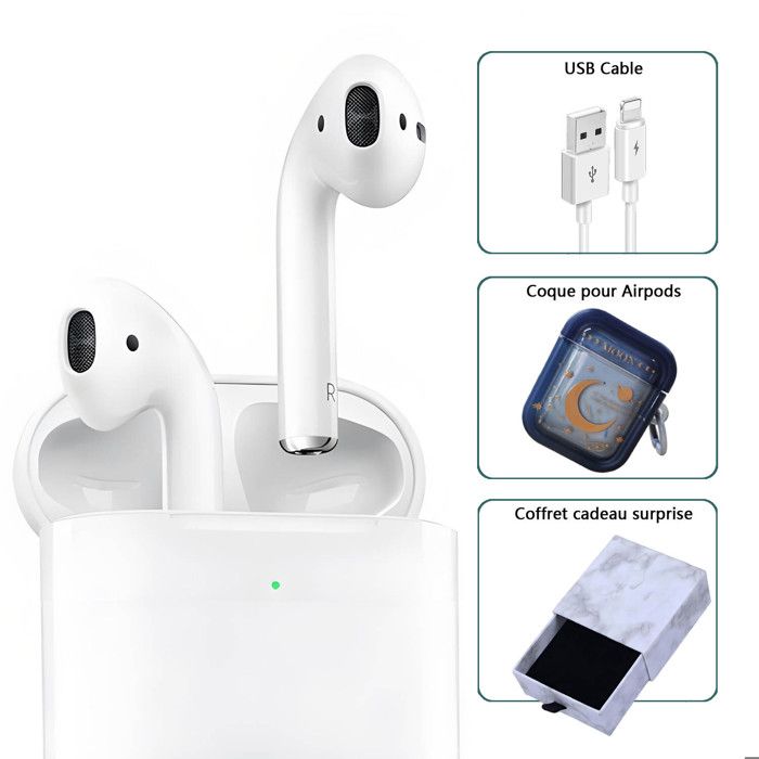 Acheter Apple AirPods 2 génération Écouteurs- Casque Audio (Blanc) Reconditionné - 51,00 € Apple AirPods 2 génération Écouteurs- Casque Audio (Blanc) Reconditionné - Apple reconditionné disponible sur Cdiscount Seconde Vie
