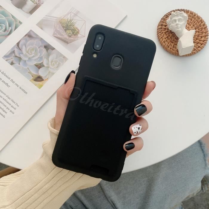 Étui Portefeuille Folio Fancy Pour Xiaomi Redmi 7A Noir – Neuf Sous Blister