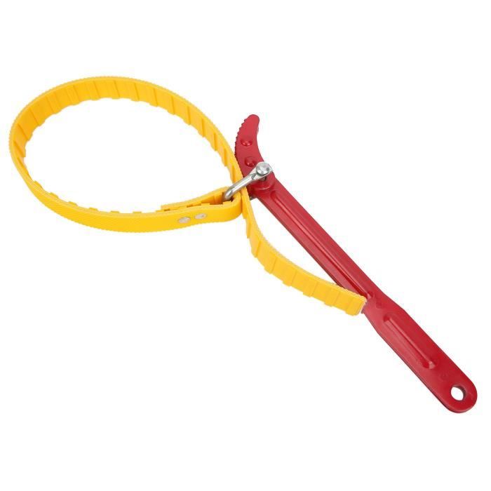 Clé à Courroie FOCCTS - Pour Filtres, Bidons, Tuyaux, Caoutchouc Vert, 46 Cm