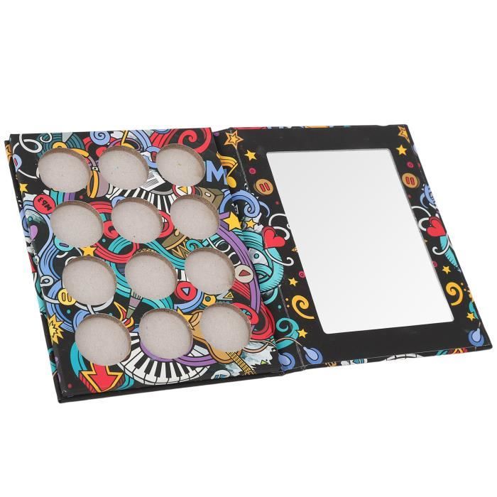 Palette de fard à paupières contour clipart Croquis de matériel de