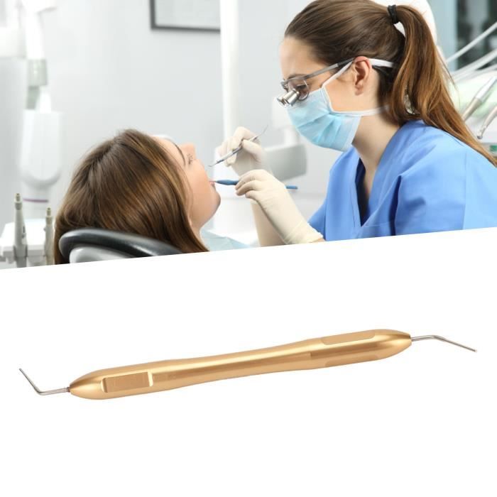 Spatules Dentaires ZAMAHA UK - Lot De 2 - Acier Inoxydable - Double Bout Pour Cire Et Ciment