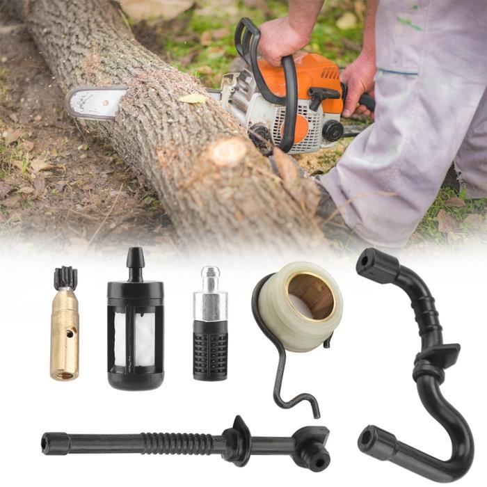 Kit Pompe à Huile + Filtres Ms170 Ms180 – Pièces Compatibles 017 018 – Vis Sans Fin, Tuyaux, Filtres Essence & Huile