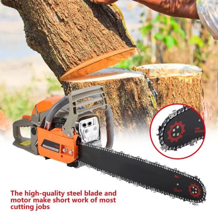 Tronçonneuse scie-guide de coupe de bois en acier pour tronçonneuse - Pour  tronçonneuse - Pour couper le bois : : Terrasse et Jardin