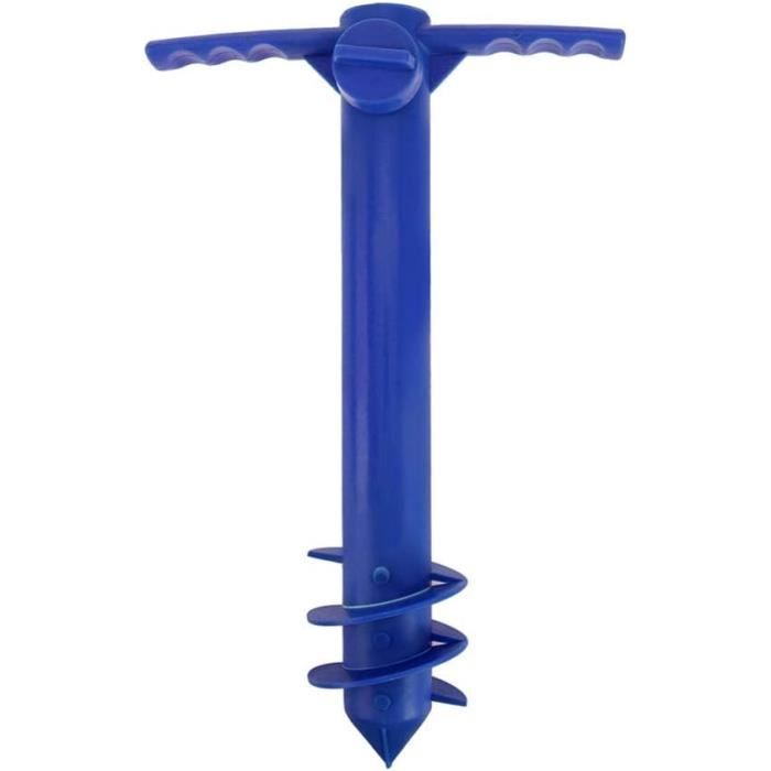Support De Parasol Métallique Lourd Pour Plage – Ancre De Sable Réglable, Stabilisateur Pour Parapluie De Marché Et Extérieur - 7
