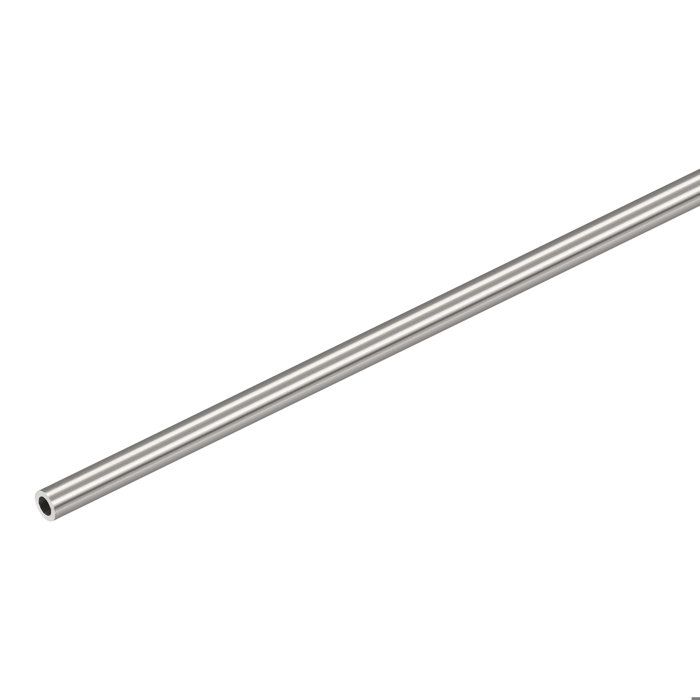 3 Tubes Ronds En Aluminium 6063 - Ø Ext 4 Mm, Ø Int 2 Mm, Longueur 300 Mm - Sans Soudure, Pour Bricolage, Modélisme, Décoration