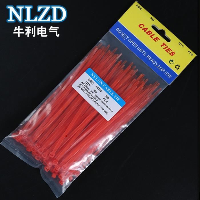 Lot De 200 Attaches Rapides En Nylon - 9 Cm - Auto-verrouillables - Pour Rangement Câbles Et Réparation Voiture - 9