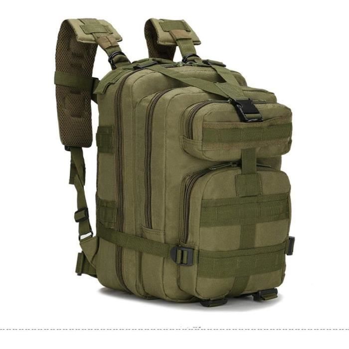 Sac à Dos Tactique 30L Mozukai – Noir, Sans Marque, Neuf