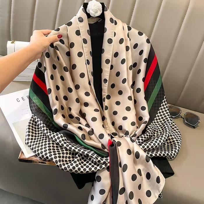 Foulard d'été, 75 x 180 cm - teckel, bouledogue | Mercerie et Tissus